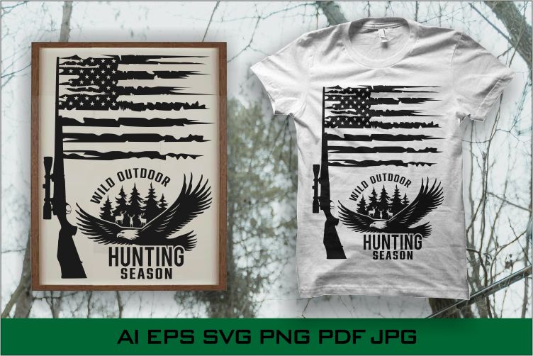 Deer Hunting T Shirt Design Bundle, Deer Hunting SVG Bundle, Deer Hunting PNG Bundle, Deer Hunting T Shirt Design For Sale