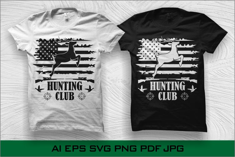 Deer Hunting T Shirt Design Bundle, Deer Hunting SVG Bundle, Deer Hunting PNG Bundle, Deer Hunting T Shirt Design For Sale