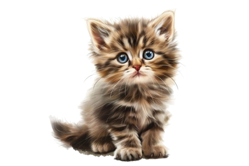 cute little cat clipart