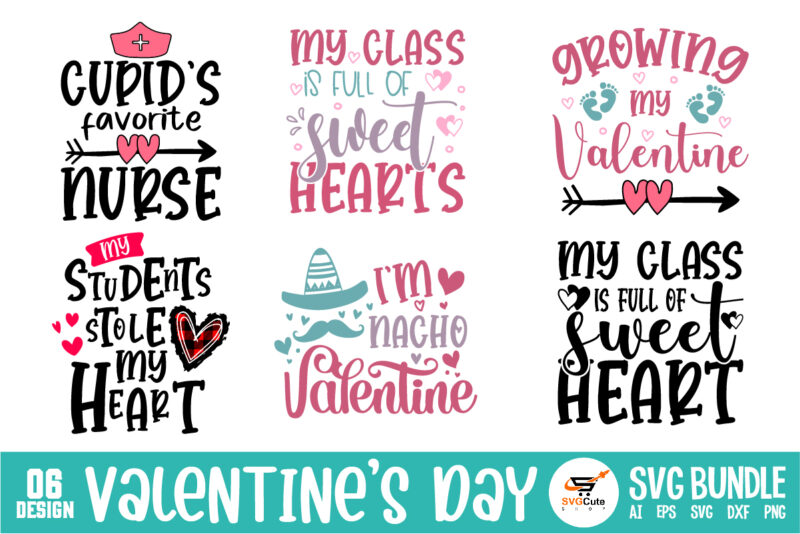 Valentines Day SVG Bundle, be my valentine vector, cute heart vector Bundle, funny valentines design , happy valentine shirt print template