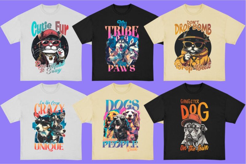 90s Bootleg PNG T-shirt Designs Bundle | Urban streetwear, animals bootleg and youth culture graphic t shirt