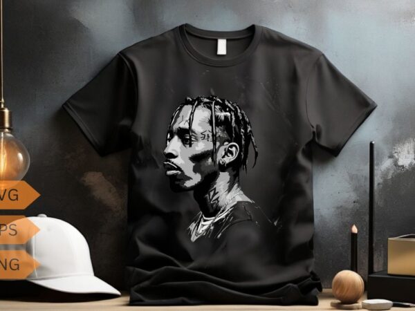 Free the rage shirt design vector, travis scott, free the rage shirt,