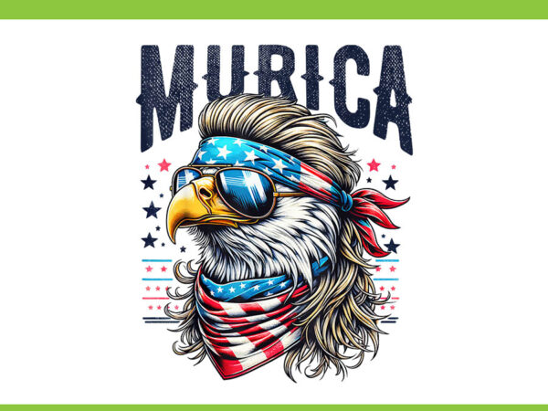 Eagle 4th of july patriotic png, eagle murica png, eagle flag usa png vector clipart