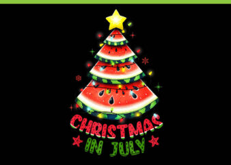 Christmas In July PNG, Watermelon Tree Summer PNG, Christmas In July Watermelon PNG