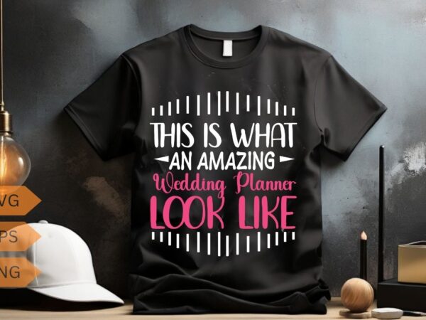 This is what an amazing wedding planner look like t-shirt design vector, chiropractic stuff, chiropractic gifts