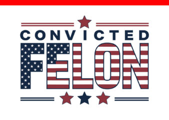 Trump 2024 Convicted Felon SVG, Convicted Felon SVG