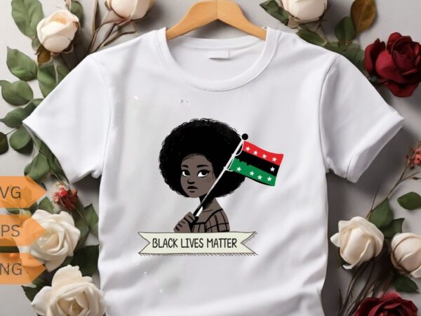 Black lives matter african kids holding a juneteenth flag black pride t-shirt design vector, juneteenth day flag black pride t-shirt
