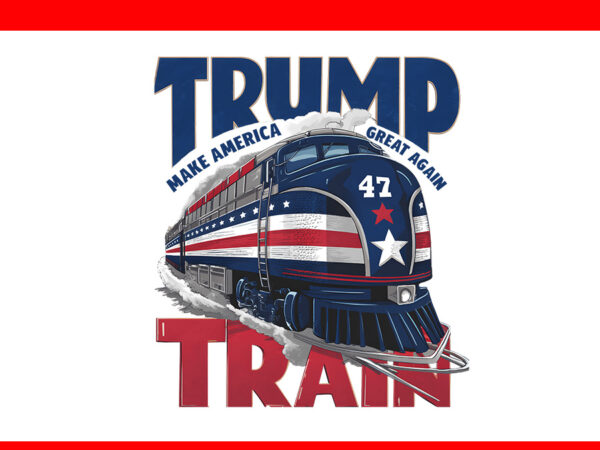 Trump make america great again train png t shirt designs for sale