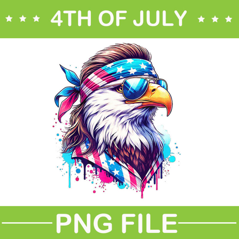 Eagle 4th of july patriotic png, eagle murica png, eagle flag usa png