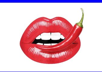 Sexy Hot Red Chili Pepper Lips PNG, Lips Sexy Hot PNG