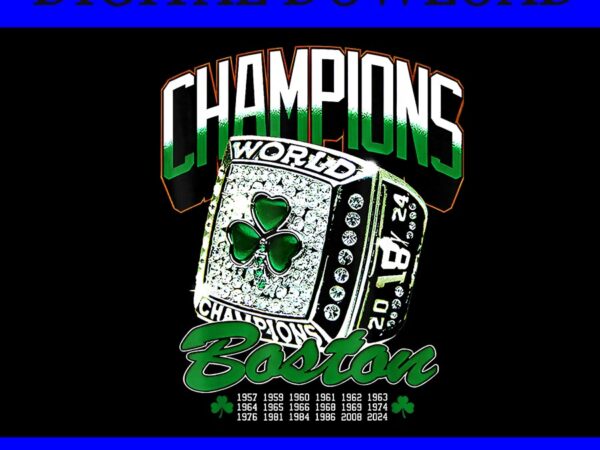 Champions boston png t shirt vector file