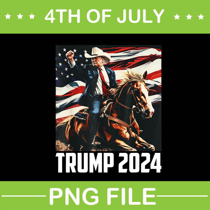 Trump 2024 4th Of July PNG, Trump Independence Day PNG