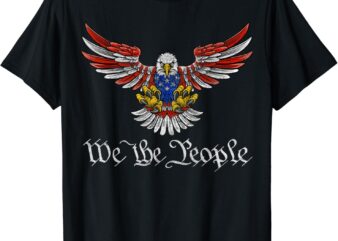 4th Of July Freedom Eagle Shirt We The People USA Flag T-Shirt