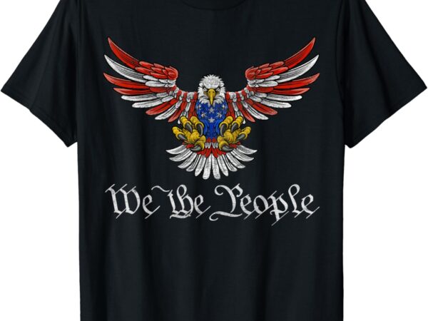 4th of july freedom eagle shirt we the people usa flag t-shirt