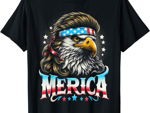 4th of july patriotic funny eagle july 4th usa merica t-shirt