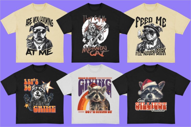 90s Bootleg PNG T-shirt Designs Bundle | Urban streetwear, animals bootleg and youth culture graphic t shirt