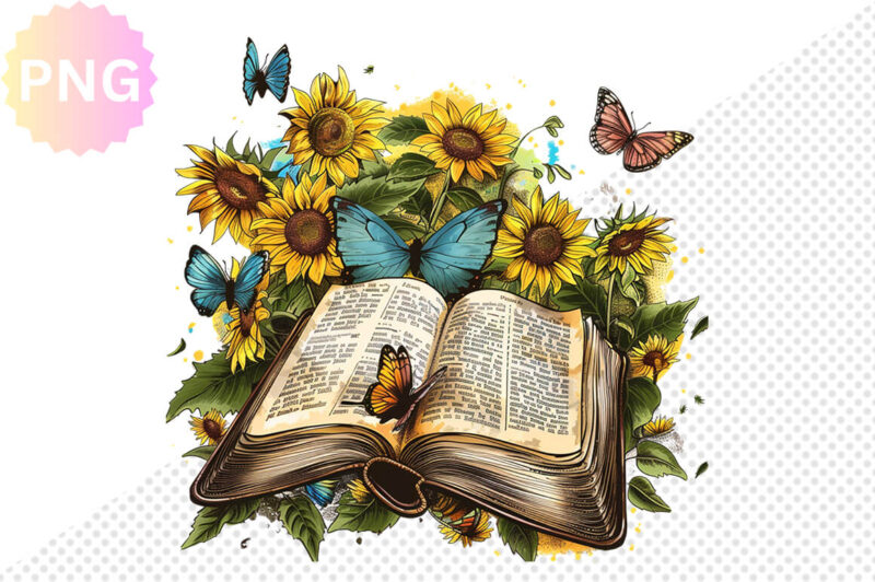 Bible Books Sublimation Clipart Bundle