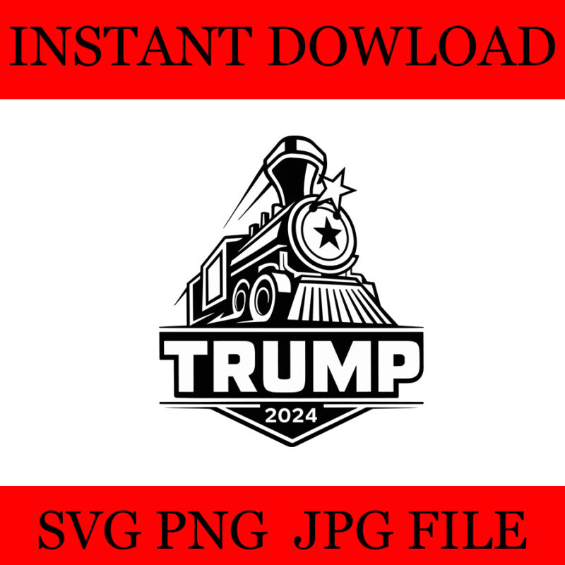 Train Trump 2024 SVG, Trump SVG