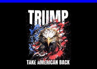 Take America Back Donald Trump PNG, Eagle 4th Of July PNG
