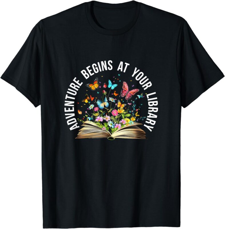 Adventure Begins At Your Library Summer Reading 2024 T-Shirt