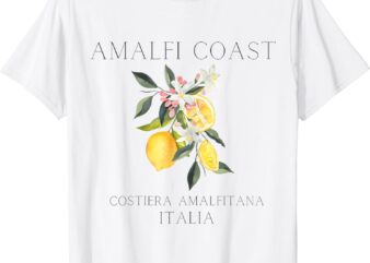 Amalfi Coast Lemons Amalfi Italy Shirt, limoncello shirt, limoncello yellow t shirt vector
