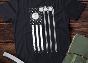 American Flag Golf Pool Player Golf Lover T-Shirt ltsp