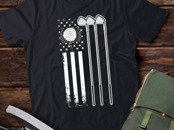 American flag golf pool player golf lover t-shirt ltsp