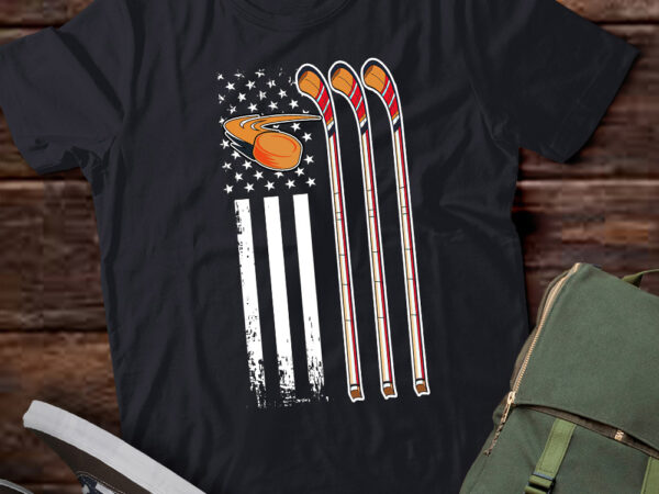 American flag hockey pool player hockey lover t-shirt ltsp