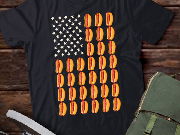 American flag usa hot dog ,funny hotdog, 4th of july, independence day ltsd t shirt vector