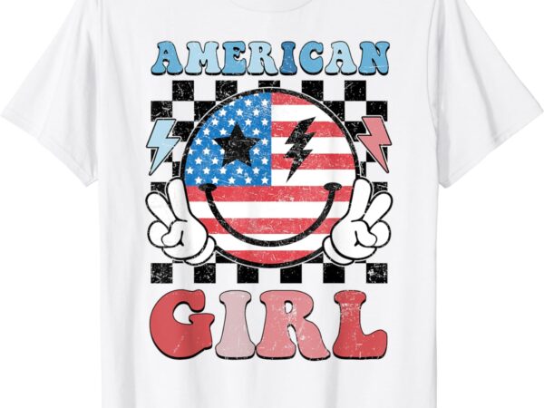 American girl toddler teens kids 4th of july patriotic t-shirt