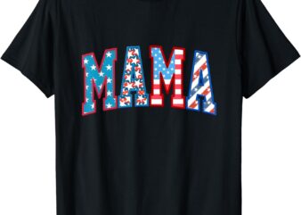 American Mama, All American Mama, Family 4th of July T-Shirt