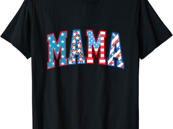 American mama, all american mama, family 4th of july t-shirt