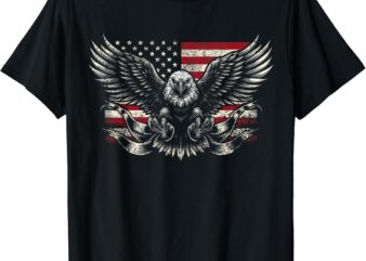 Bald Eagle Patriotic American Eagle T-Shirt