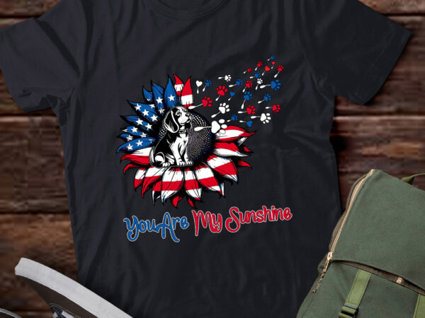 Beagle 4th of july, love dog, dog lover gift, sunflower dog, american flag ltsd t shirt template