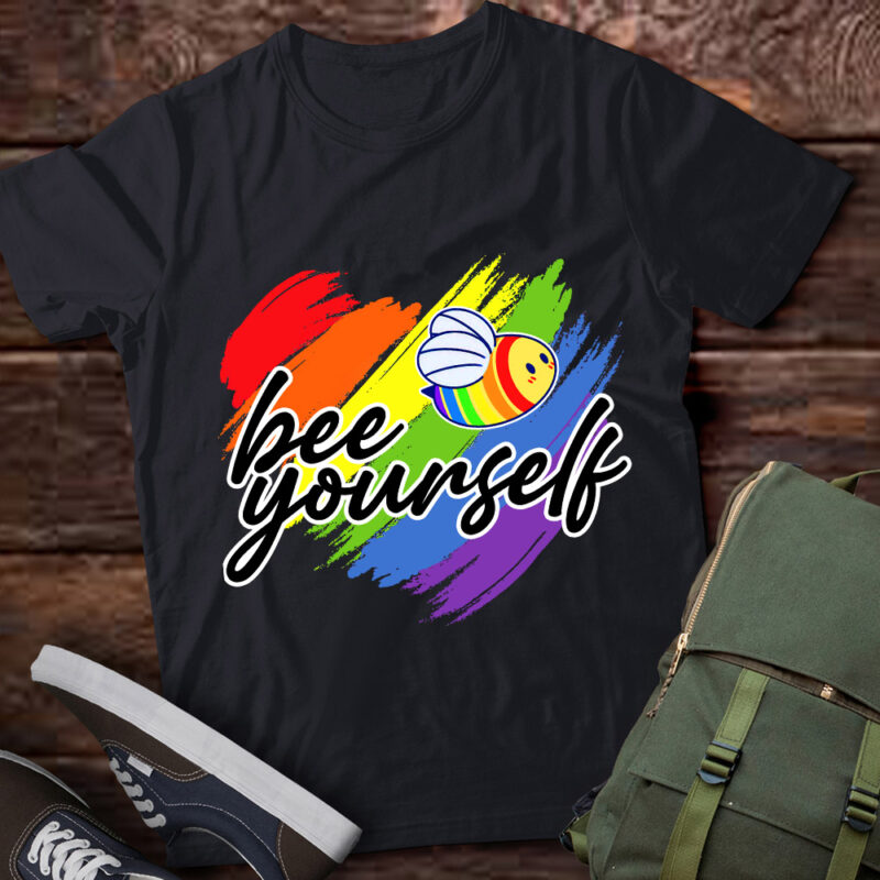 Bee Yourself, Pride Month Shirt, Gay Pride LGBT, Equality LGBTQ, Rainbow LGBT Pride, Be Kind LTSD