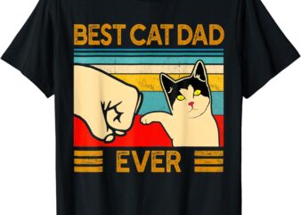 Best Cat Dad Ever Father’s Day Gift Cat Daddy For Men T-Shirt