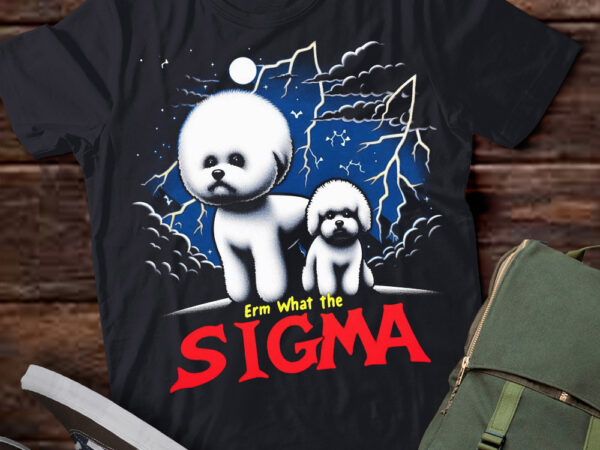 Lt-p2 funny erm the sigma ironic meme quote frises dog t shirt vector graphic