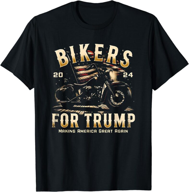 Biker For Trump 2024 T-Shirt