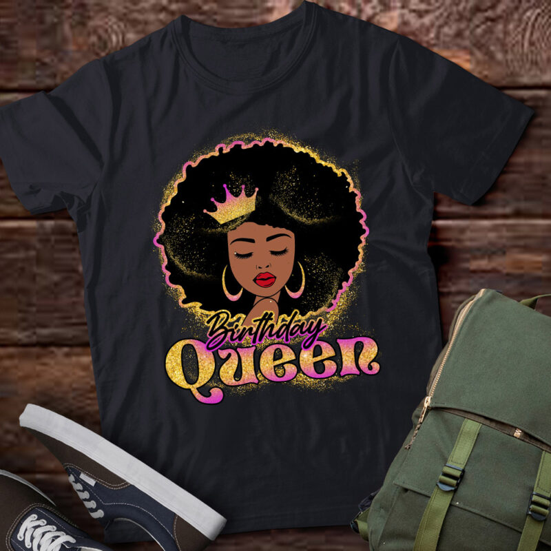 Birthday Queen, Afro Girl, Powerful Woman, Black Woman LTSD