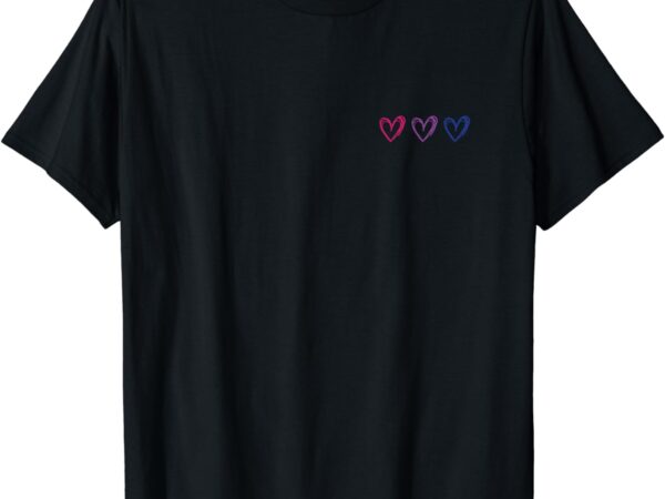 Bisexual pride bi love t-shirt