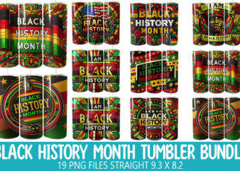 Black History Tumbler Bundle