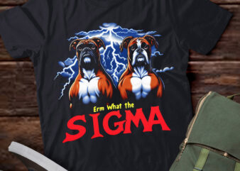 LT-P2 Funny Erm The Sigma Ironic Meme Quote Boxers Dog