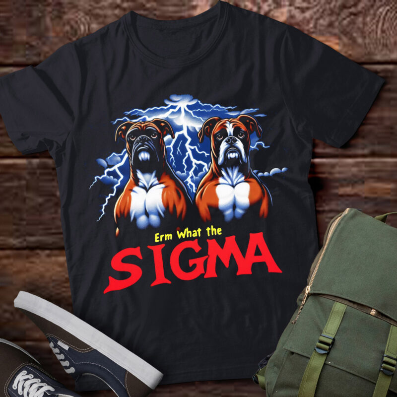 LT-P2 Funny Erm The Sigma Ironic Meme Quote Boxers Dog