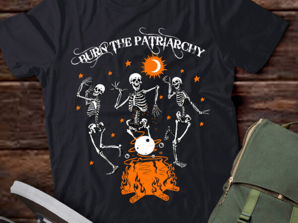 Burn the patriarchy, dancing skeleton tee, reproductive rights , social justice ltsd t shirt template