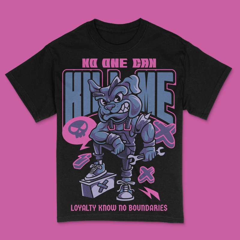 No One Can Kill Me T-Shirt Design Template