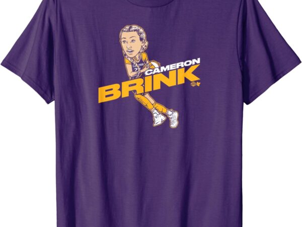 Cameron brink – caricature – los angeles basketball t-shirt