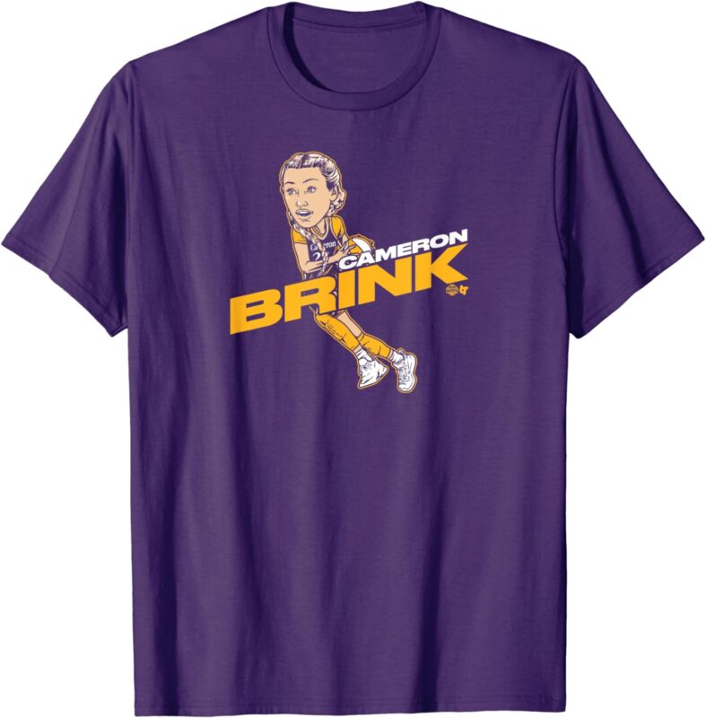 Cameron Brink – Caricature – Los Angeles Basketball T-Shirt