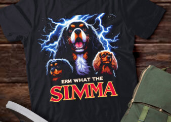 LT-P2 Funny Erm The Sigma Ironic Meme Quote Cavalier King Charles Spaniels Dog t shirt vector graphic