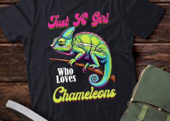 Chameleon Just A Girl Who Loves Chameleons T-Shirt ltsp