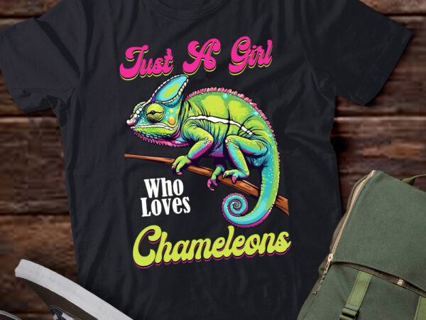 Chameleon just a girl who loves chameleons t-shirt ltsp